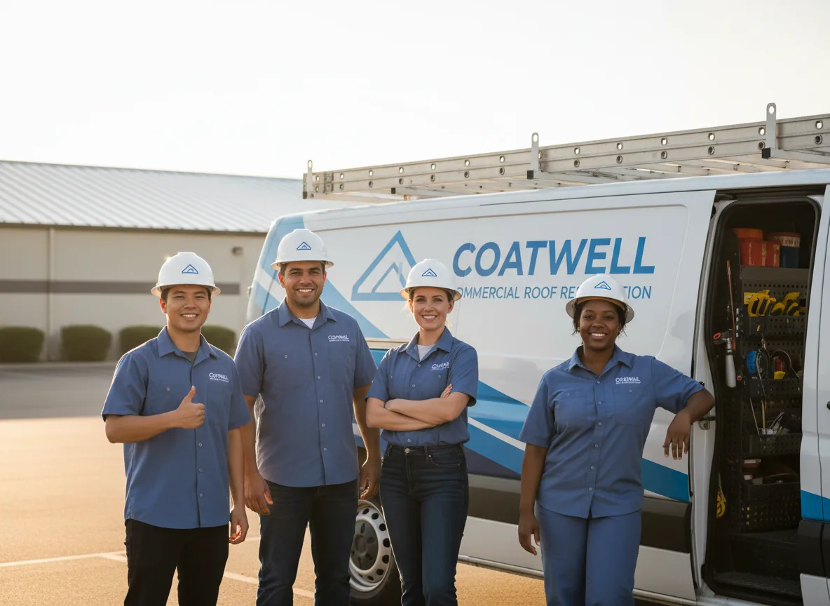 Commercial roof coating company in Stanford, IL